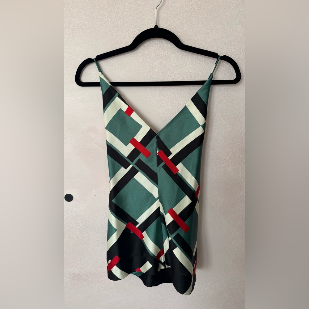 Geometric Print Cami Top